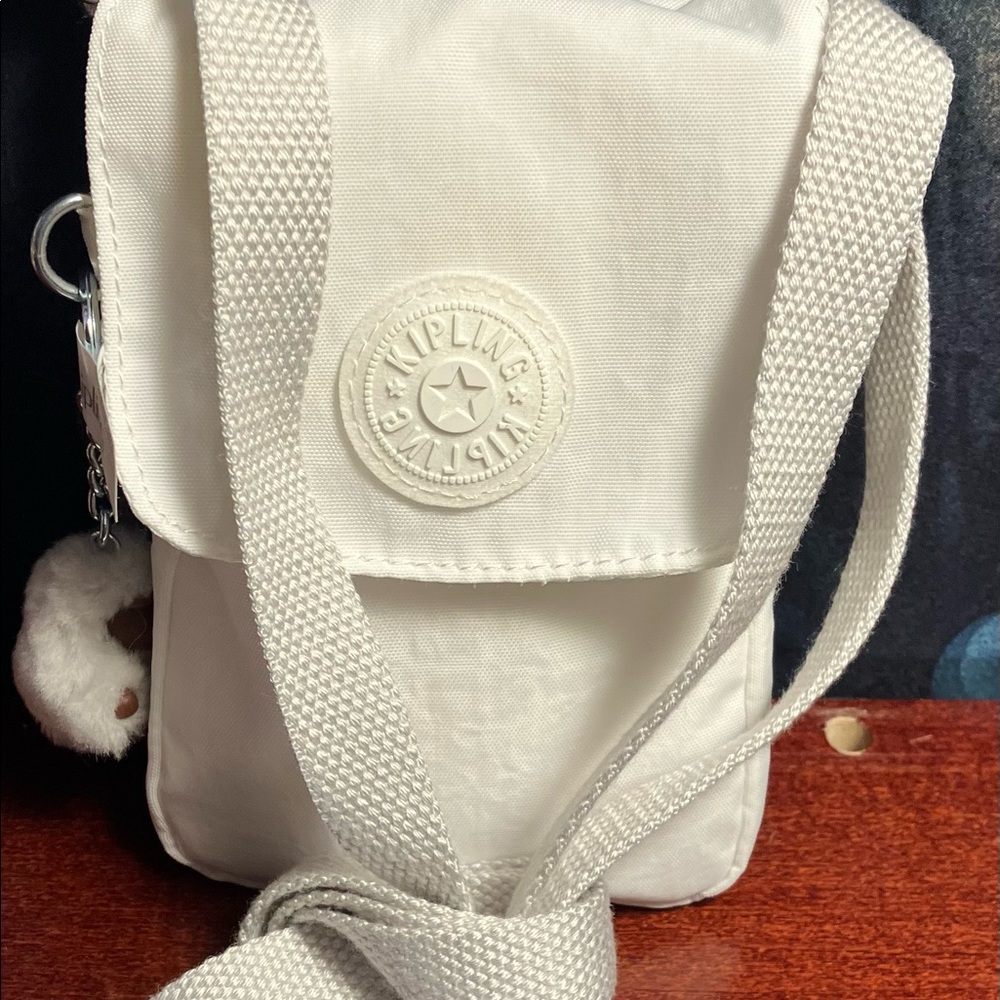 White Kipling crossbody
